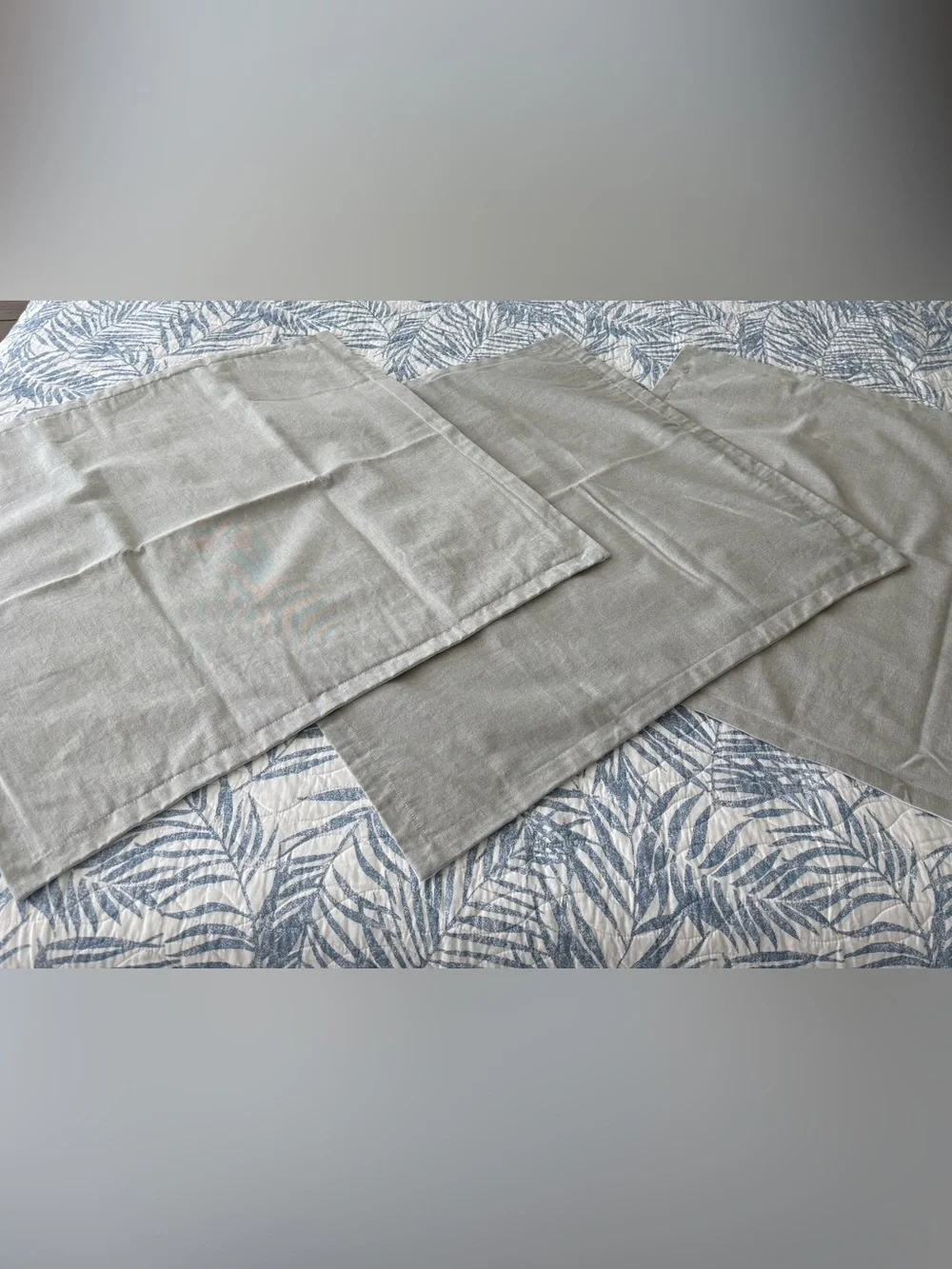 Niche Designer Neutral Linen Pillow Covers/Shams - Set of 3